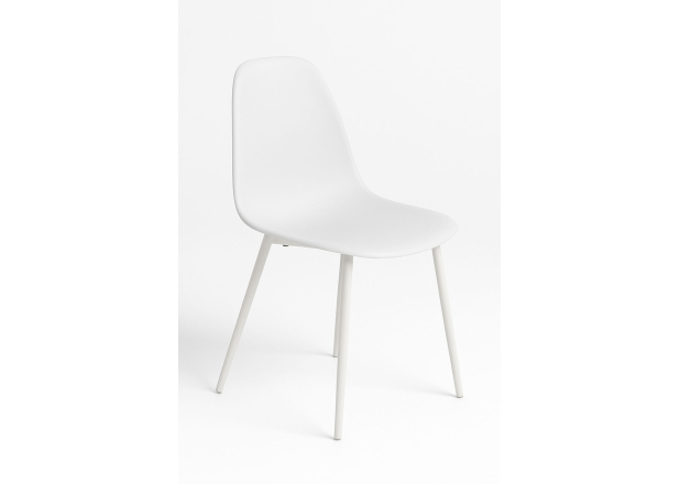 Silla White Leo Polipiel
