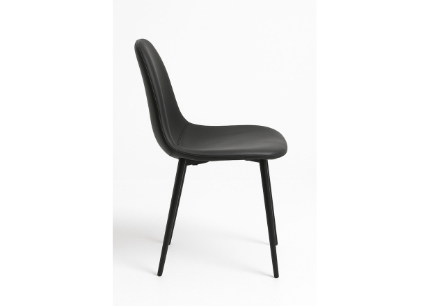 Cadeira Black Leo Couro Sintético