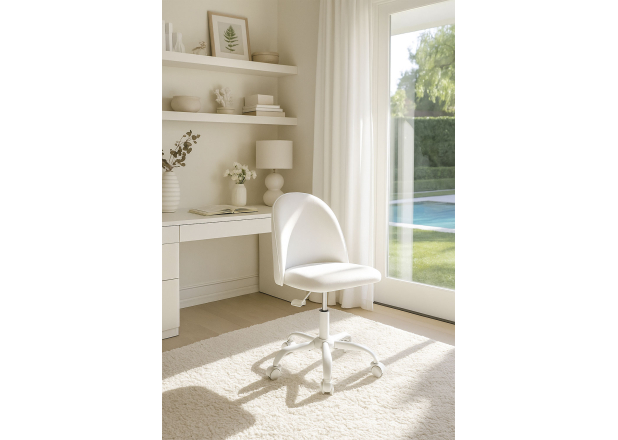 Silla White Timy Office