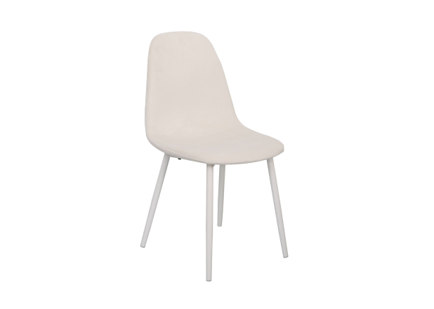 Cadeira Leo White Veludo