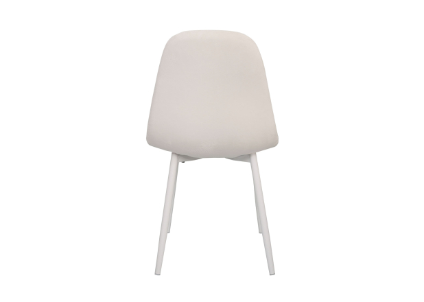 Silla Leo White Terciopelo