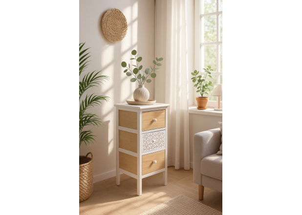 Cajonera Estrecha Lanosy 3 Cajones