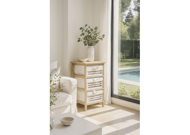 Cajonera Ancha Shomni 3 Cajones