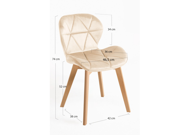 Silla Tremp Terciopelo