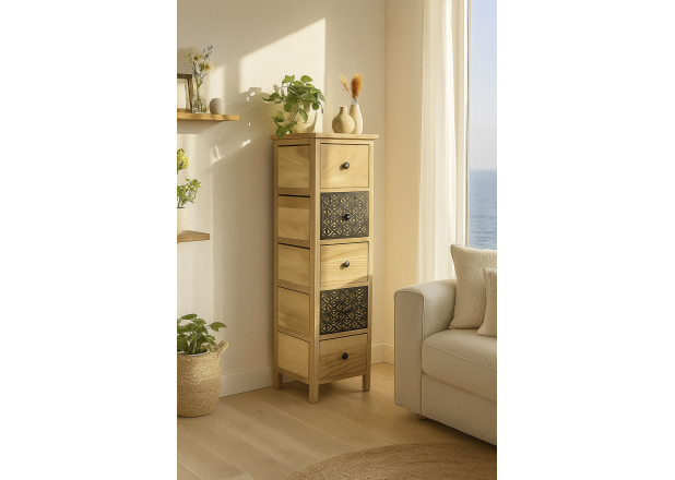 Cajonera Estrecha Nolatid 5 Cajones