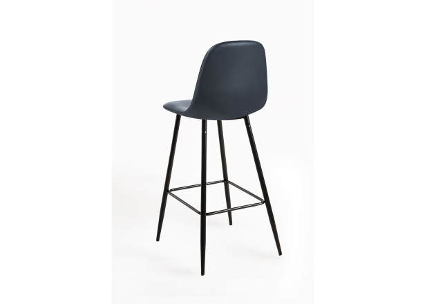 Taburete Black Leo Polipiel