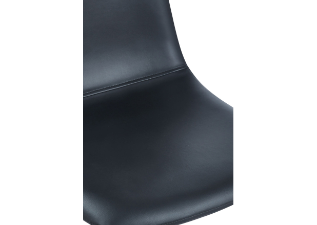Taburete Black Leo Polipiel