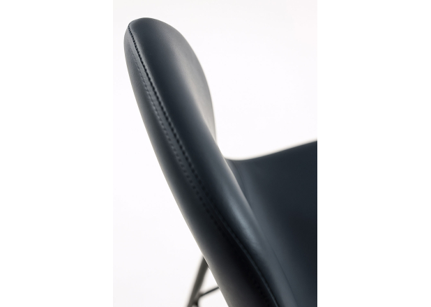 Taburete Black Leo Polipiel