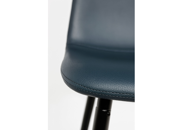 Taburete Black Leo Polipiel