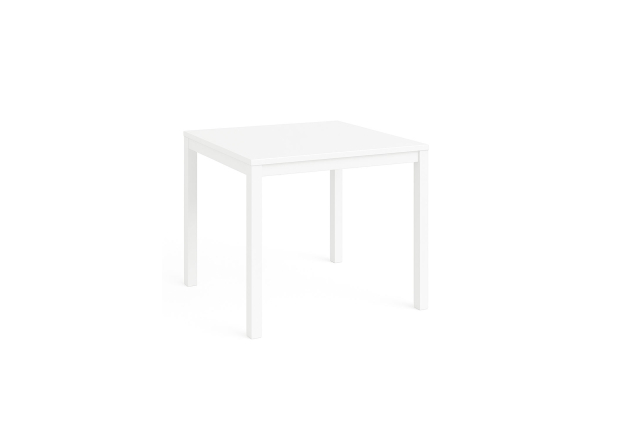 Mesa Centro Nait 60x60cm Blanco