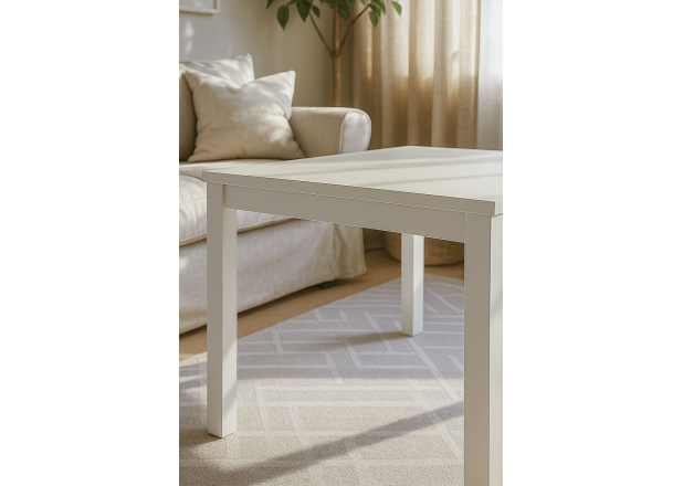 Mesa Centro Nait 60x60cm Blanco