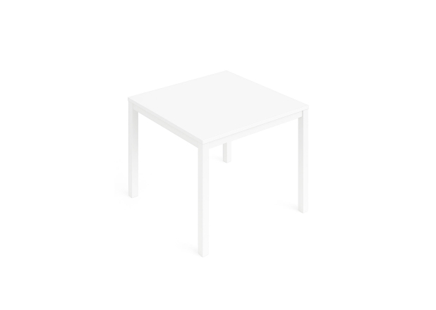 Mesa Centro Nait 60x60cm Blanco