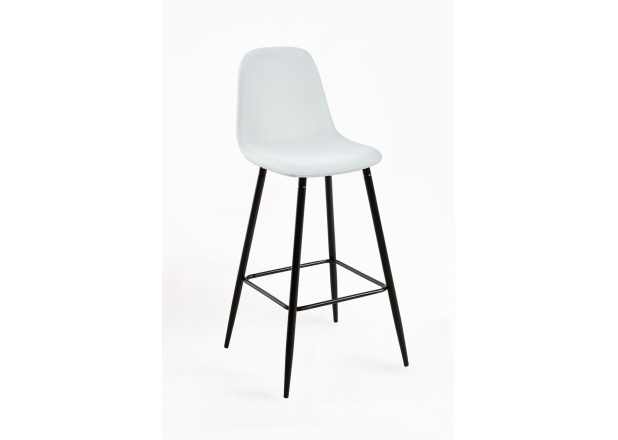 Taburete Black Leo Tela
