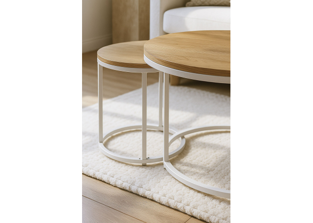 Conjunto de 2 mesas Renty Center