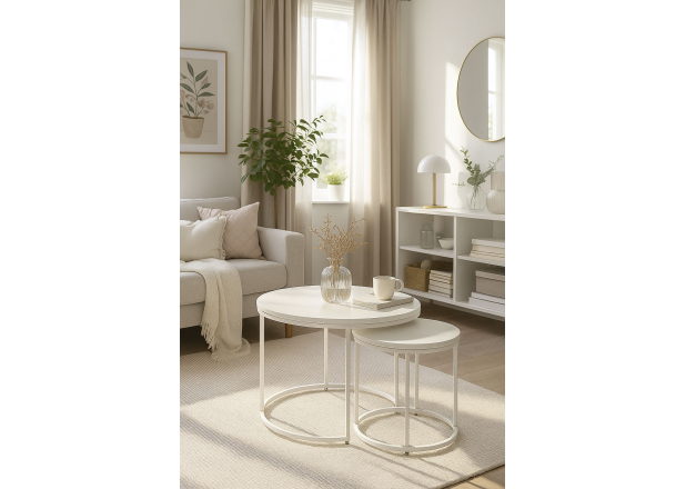 Conjunto de 2 mesas Renty Center