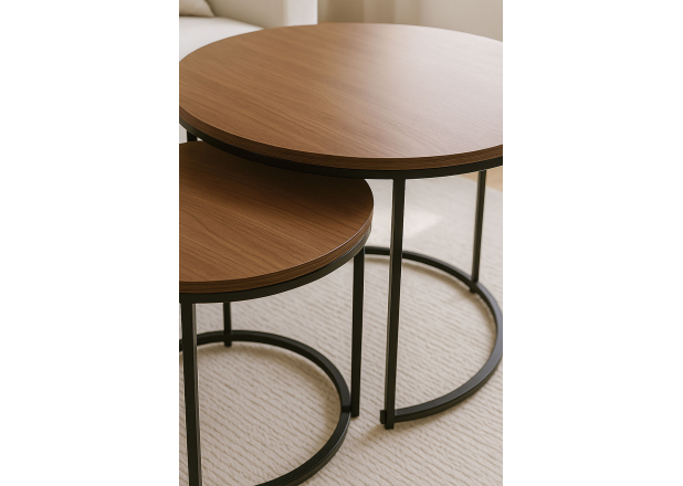 Conjunto de 2 mesas Renty Center