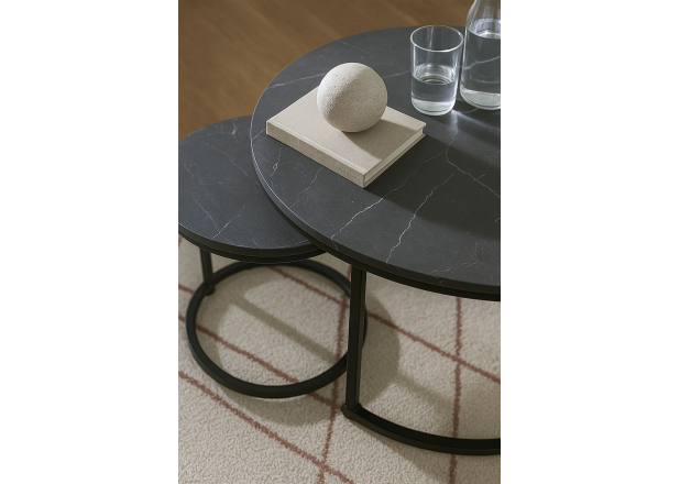 Conjunto de 2 mesas Renty Center