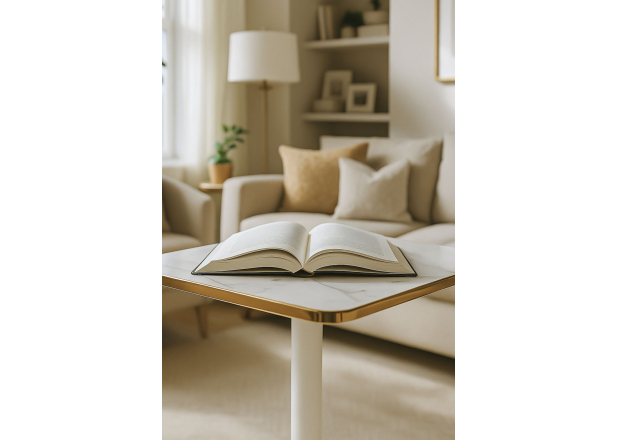 Mesa Roffi Cuadrada 70cm Blanca