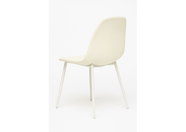 Cadeira White Leo Tecido