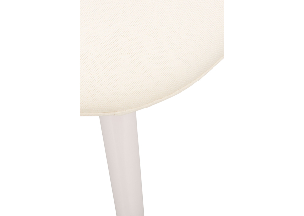 Cadeira White Leo Tecido