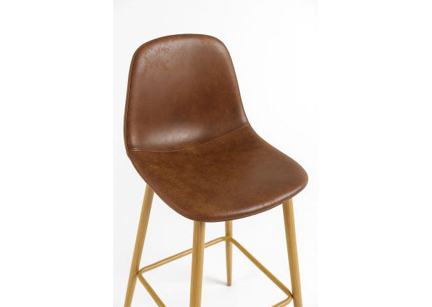 Banco Leo Couro Sintético