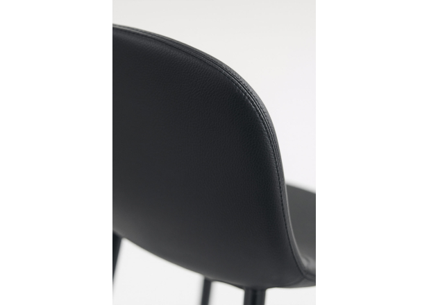 Pack 4 Taburetes Black Teok Polipiel