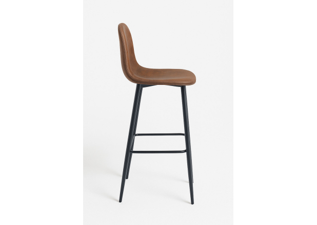 Taburete Black Leo Polipiel