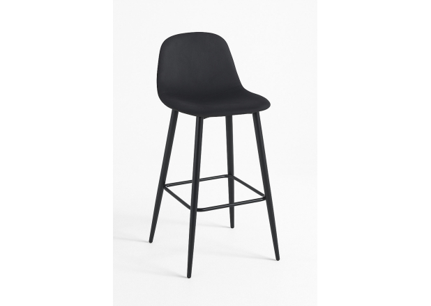 Taburete Black Leo Terciopelo