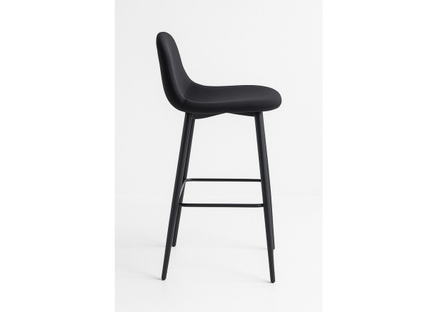 Taburete Black Leo Terciopelo