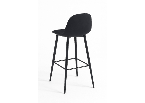 Taburete Black Leo Terciopelo