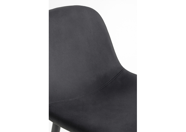 Banco Black Leo Couro Sintético Marrom Vintage