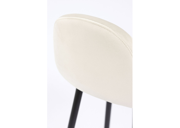 Banco Black Leo Couro Sintético Marrom Vintage