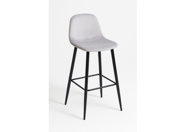 Banco Black Leo Couro Sintético Marrom Vintage