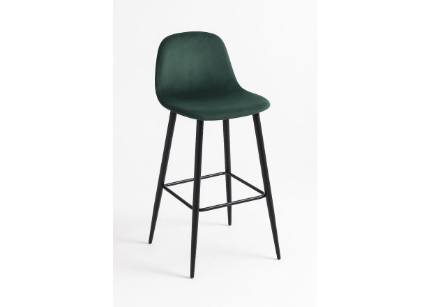 Taburete Black Leo Terciopelo