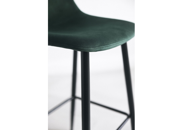 Taburete Black Leo Terciopelo