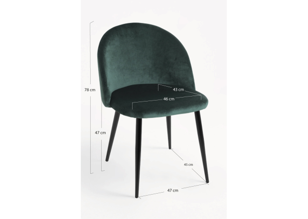 Silla Black Hill Terciopelo