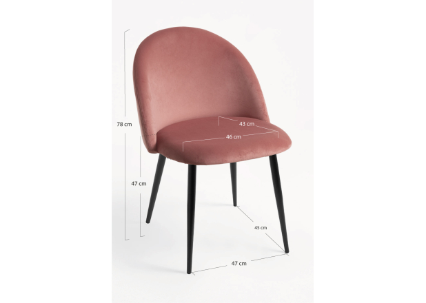 Silla Black Hill Terciopelo