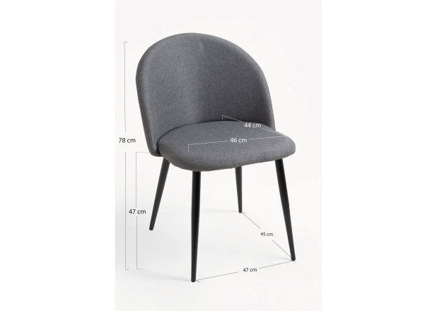 Silla Black Hill Tela