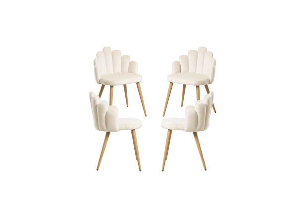 Pack 4 Sillas Hanpe Terciopelo