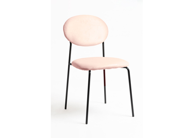 Silla Dalti Black Terciopelo