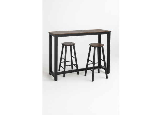 Set Bar Mesa Alta + 2 Taburetes Conty