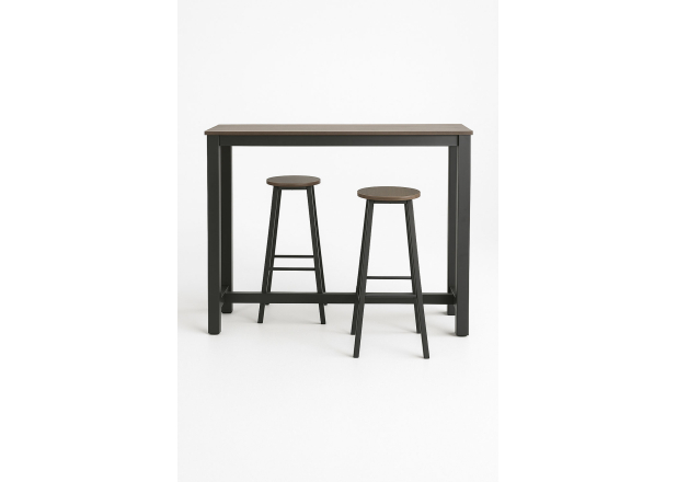 Set Bar Mesa Alta + 2 Taburetes Conty