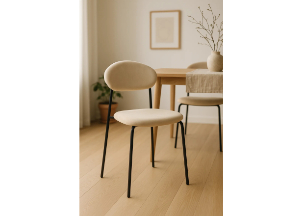 Silla Ronsi Black Terciopelo