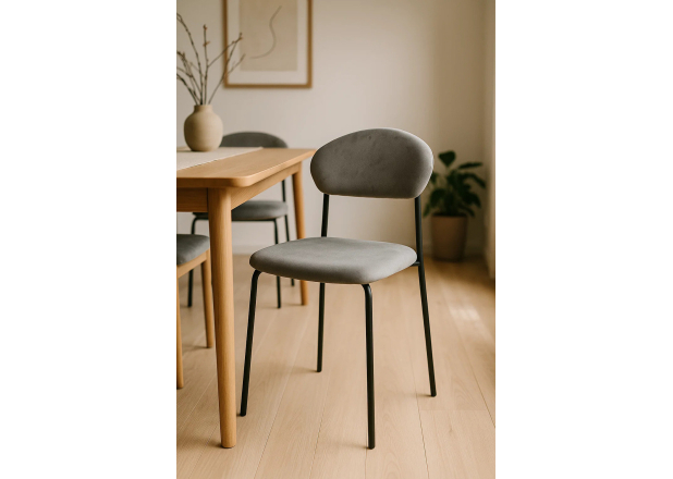 Silla Ronsi Black Terciopelo