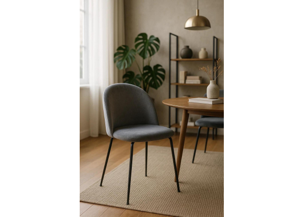 Silla Black Nilda Terciopelo