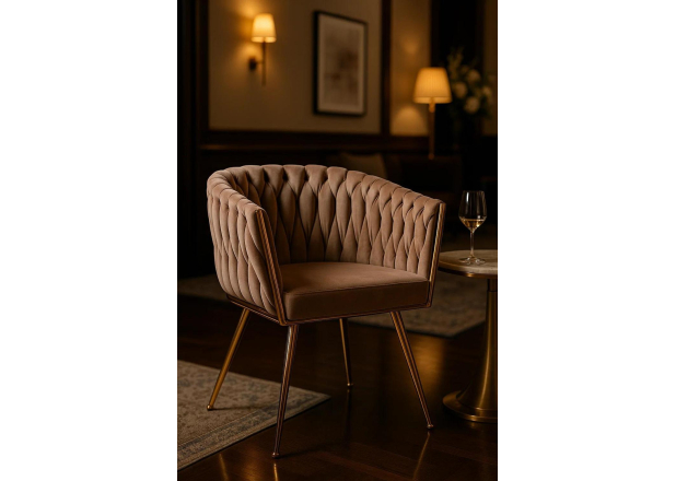 Silla Dinu Golden Terciopelo