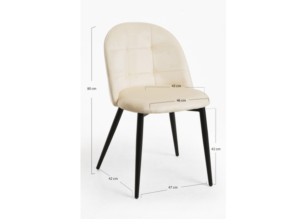 Cadeira Lochi Veludo