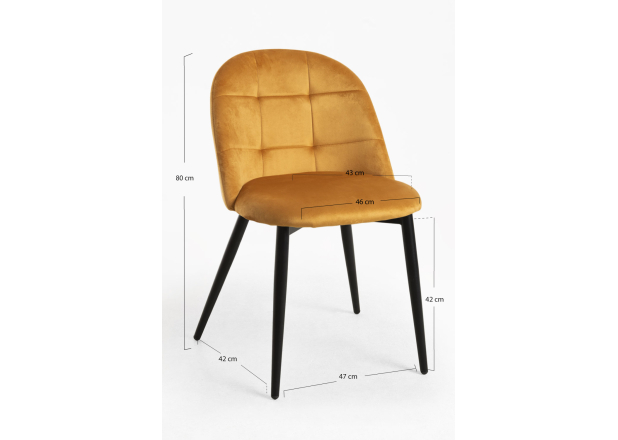 Cadeira Lochi Veludo