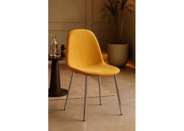 Silla Chrome Leo Terciopelo