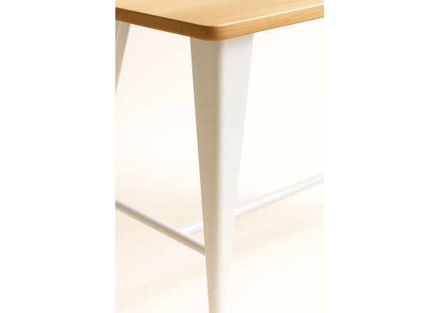 Mesa Meyer Alta Rectangular Madera Natural